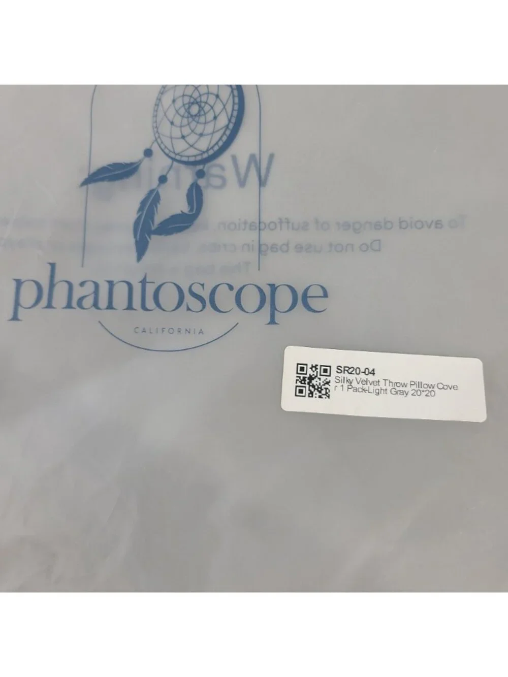 NEW Phantoscope Silky Velvet Throw Pillow Cover 20